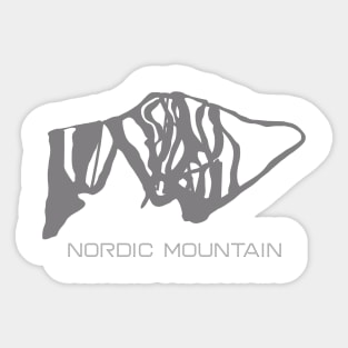 Nordic Mountain Resort 3D Sticker